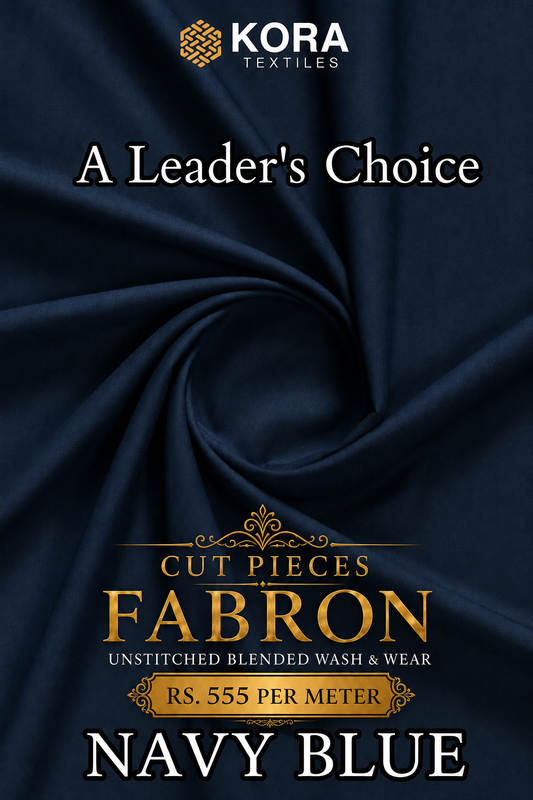 CUT PIECE FABRON UNSTITCHED WASH & WEAR FABRIC