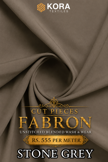 CUT PIECE FABRON UNSTITCHED WASH & WEAR FABRIC