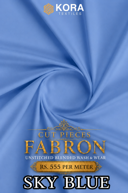CUT PIECE FABRON UNSTITCHED WASH & WEAR FABRIC
