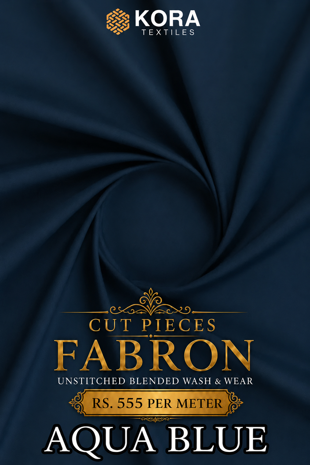 CUT PIECE FABRON UNSTITCHED WASH & WEAR FABRIC