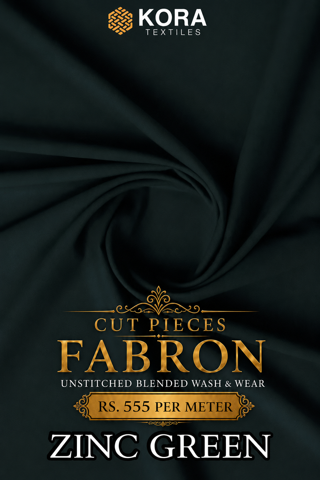 CUT PIECE FABRON UNSTITCHED WASH & WEAR FABRIC