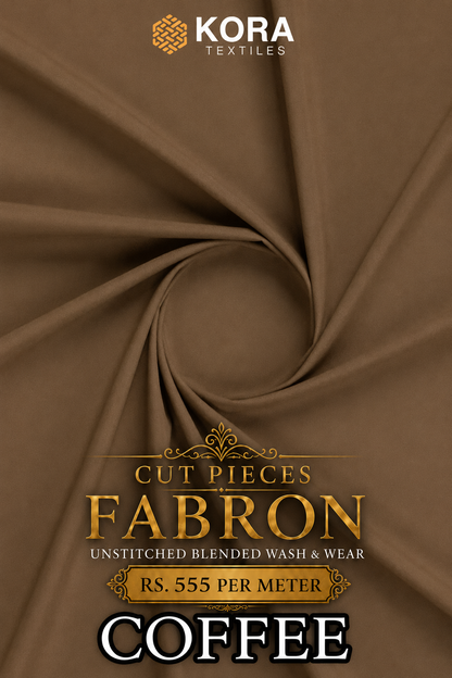 CUT PIECE FABRON UNSTITCHED WASH & WEAR FABRIC