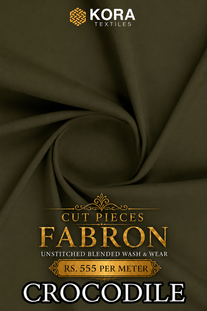 CUT PIECE FABRON UNSTITCHED WASH & WEAR FABRIC