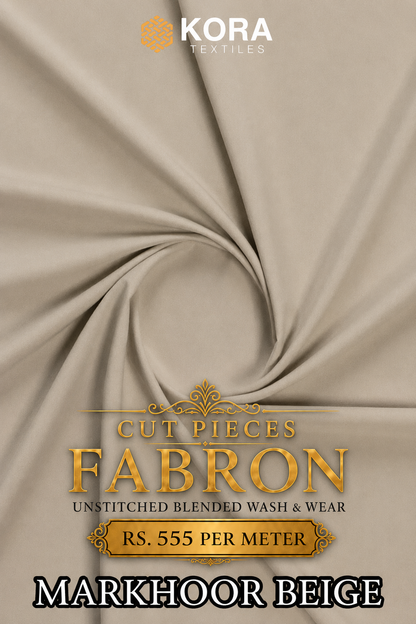 CUT PIECE FABRON UNSTITCHED WASH & WEAR FABRIC