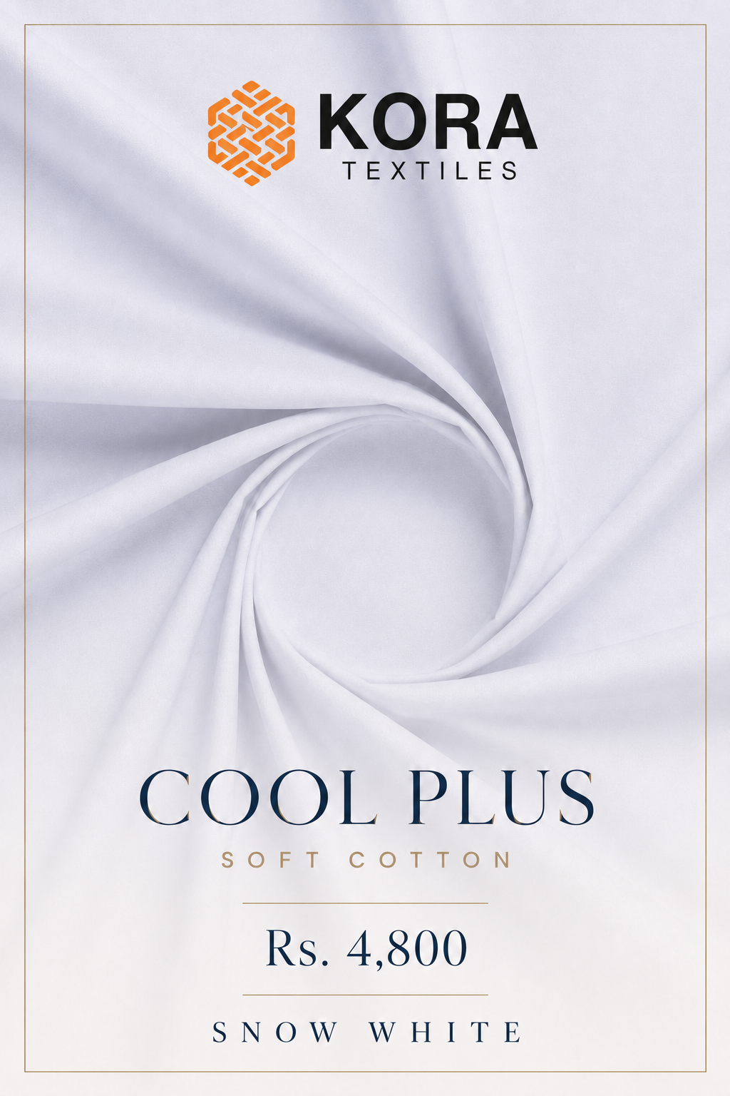 COOL PLUS SOFT COTTON UNSTITCHED FABRIC