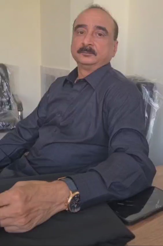 Unstitched Blended Wash & Wear Four Seasons Wrinkle Free Fabric Winter Suitable